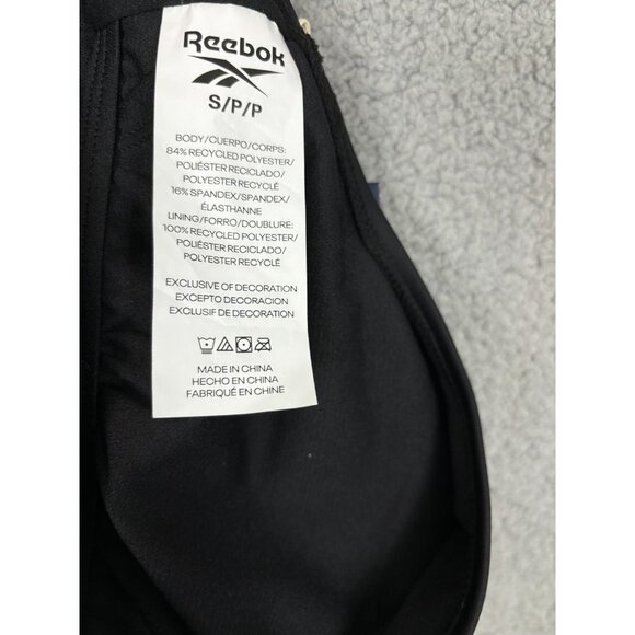 Reebok Women's High-Neck Athletic One-Piece Swimsuit Small Black New With Tag's. - Picture 8 of 8